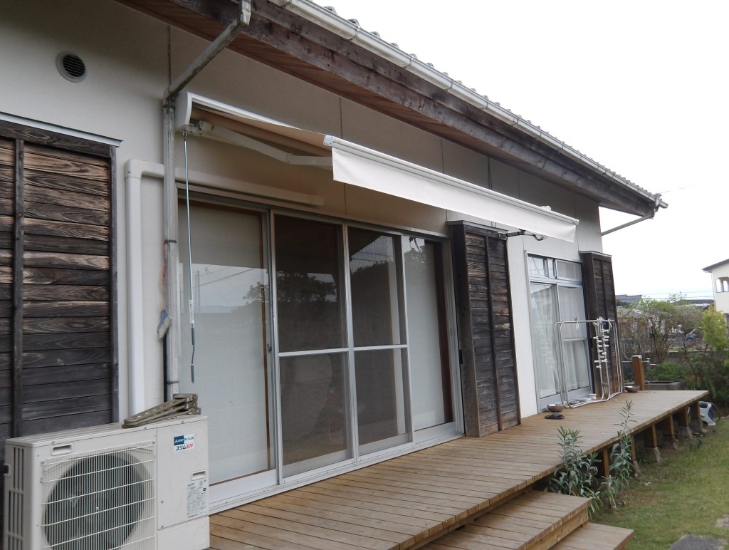 新設オーニングテント