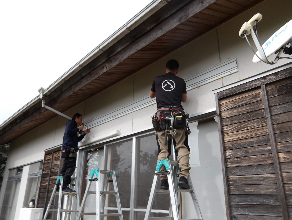 新設オーニングテント