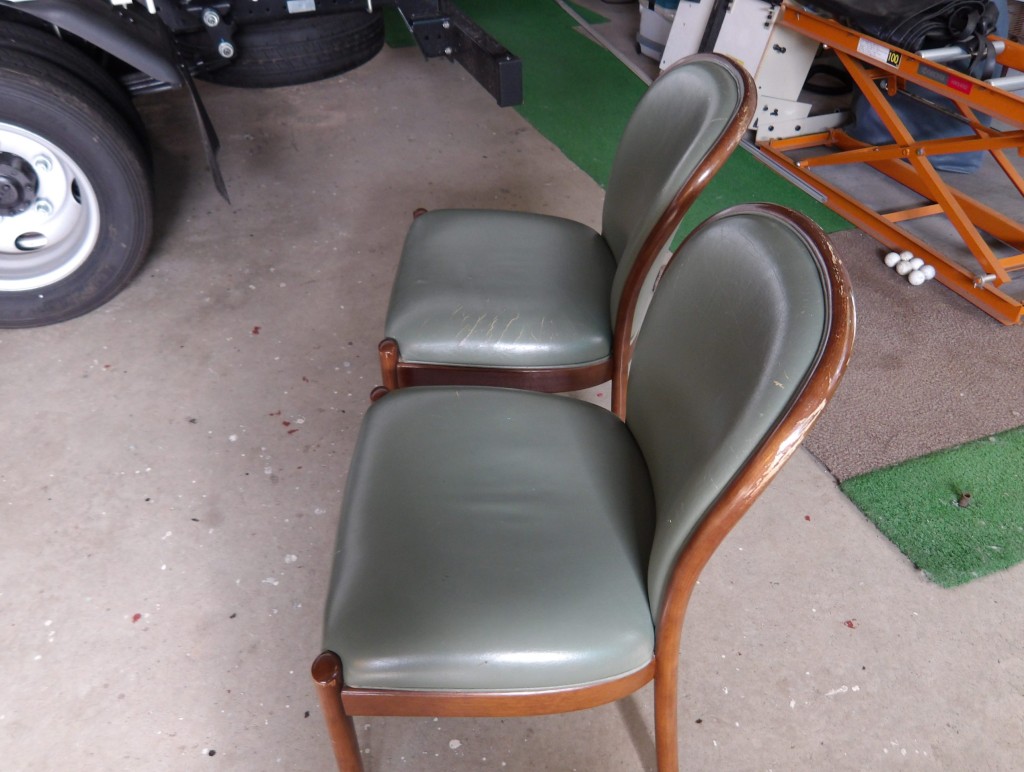 椅子生地の張り替え